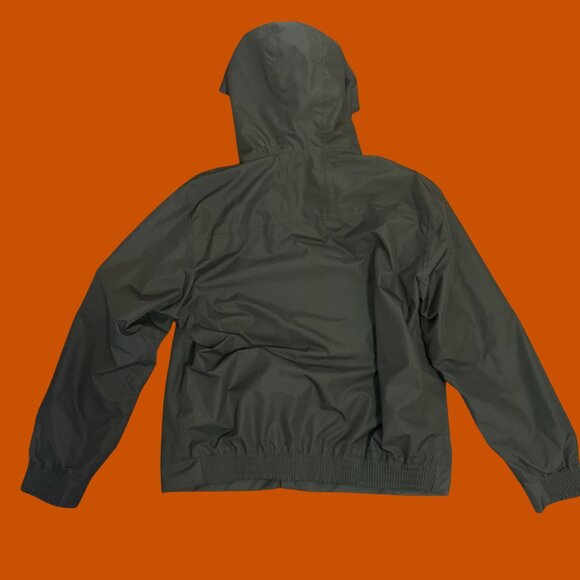 Helly Hansen Olive Green Hooded Waterproof Jacket Men’s 2XL – Outdoor Rain Shell - Picture 5 of 11